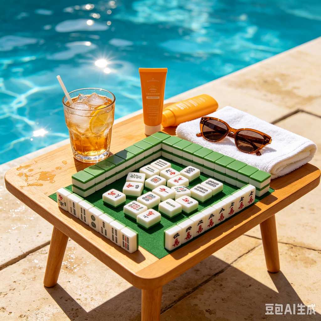 premium mahjong tile set